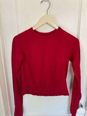 Athleta Berry Red Top